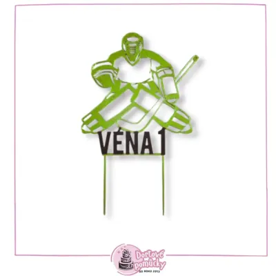 Hokejový brankář 2 - plastový zápich