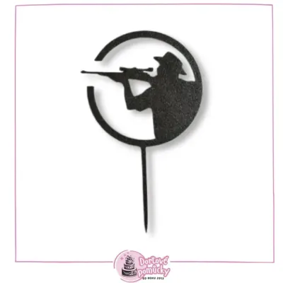 Lovec (střelec) - plastový zápich