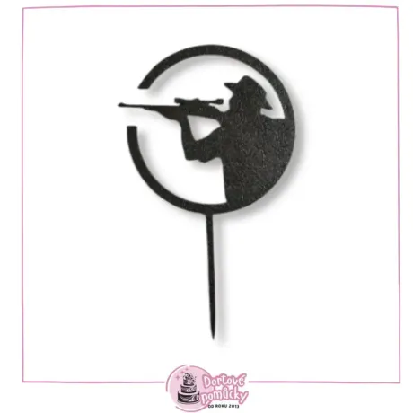 Lovec (střelec) - plastový zápich