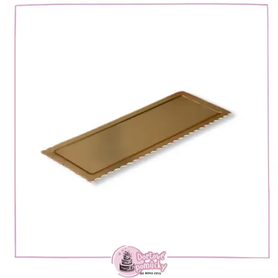 Podložka na roládu 16x41 cm (zlatá)