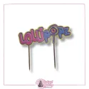 Lollipopz logo - plastový zápich