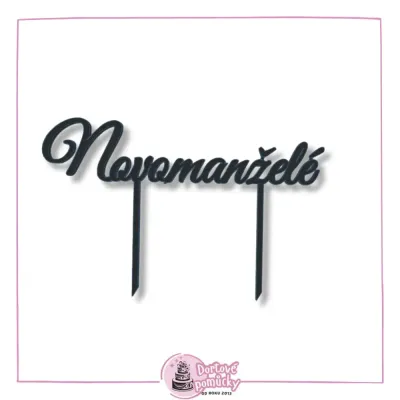 Novomanželé - plastový zápich