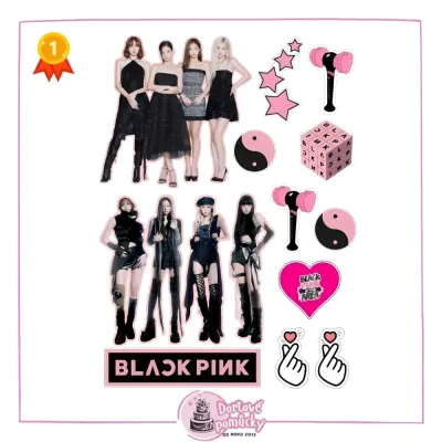Black pink č.2 - tisk na jedlý papír 