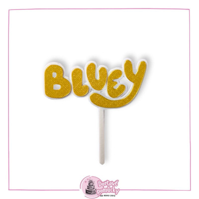 Bluey logo - plastový zápich