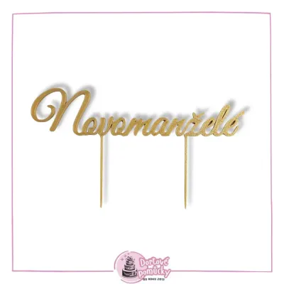 Novomanželé - plastový zápich