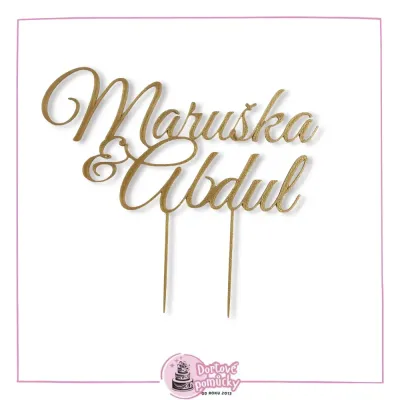 Plastový zápich na přání