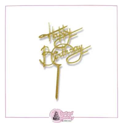 Happy Birthday 13 - dortový zápich