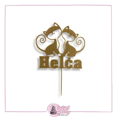 Kočičky pár- plastový zápich