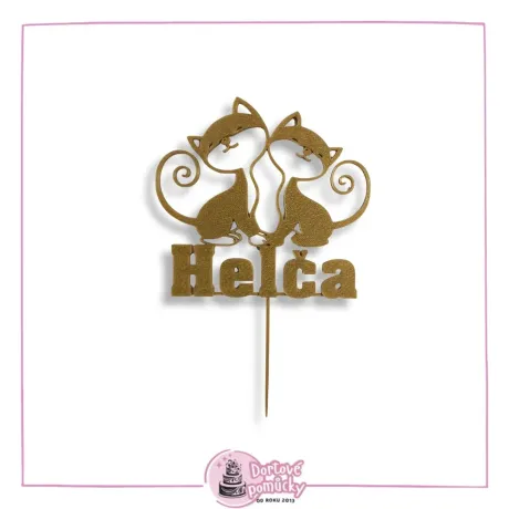 Kočičky pár- plastový zápich