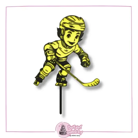 Hokejista 3 - plastový zápich