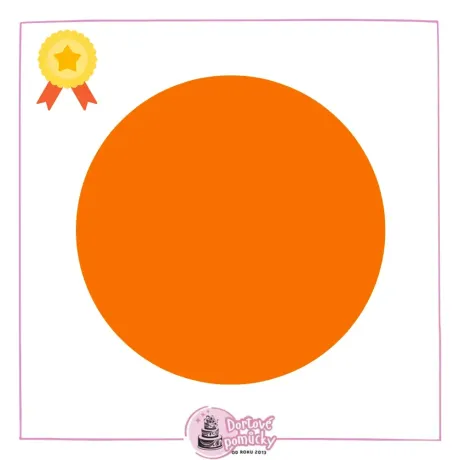 Potahovací hmota oranžová 100 g