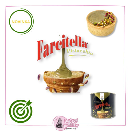 Náplň pistáciová Farcitella – Pistacchio 200 g | 20 % pistácií