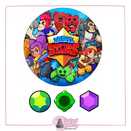 Brawl Stars č.8 jedlý papír