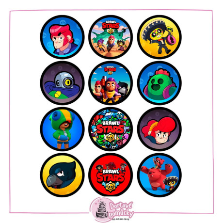 Brawl Stars č.9 jedlý papír