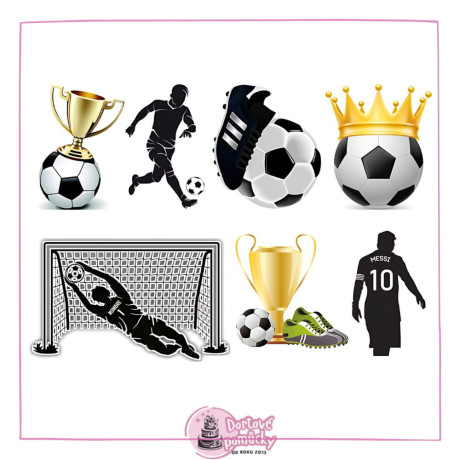 Fotbalisti mix 1 - jedlý papír 