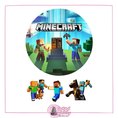 Minecraft č.7 jedlý papír 