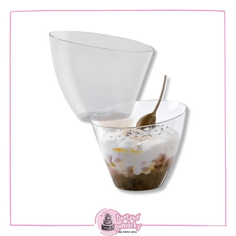 Kelímek Vela 85 ml – plastový pohárek na dezerty | Martellato