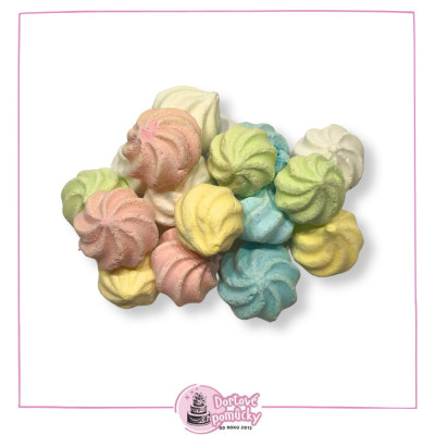 Cukrové pusinky – pastelový mix 20 g | Sladká dekorace na dort