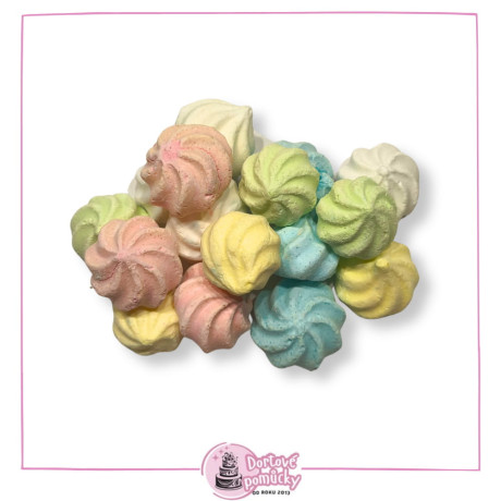 Cukrové pusinky – pastelový mix 20 g | Sladká dekorace na dort