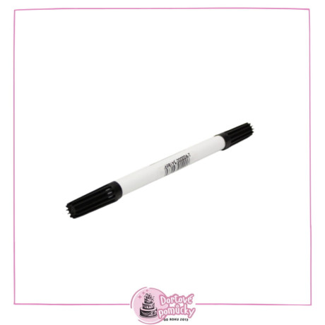 Potravinářský fix na dorty černý – dvojitý hrot 0,5 a 2,5 mm | 1 ks