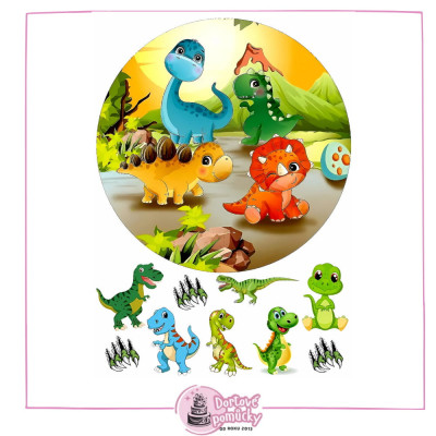 Dinosauři č.2 - jedlý papír