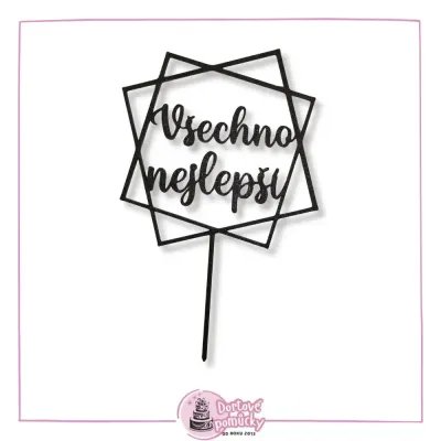 Všechno nejlepší č.6 - plastový zápich