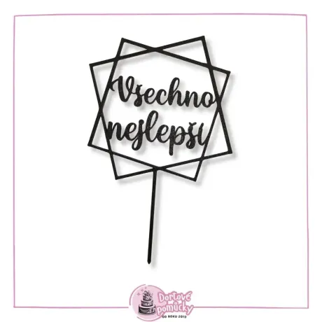 Všechno nejlepší č.6 - plastový zápich