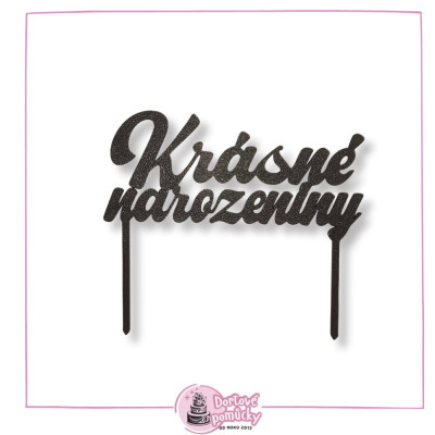 Krásne narozeniny č.13 - plastový zápich