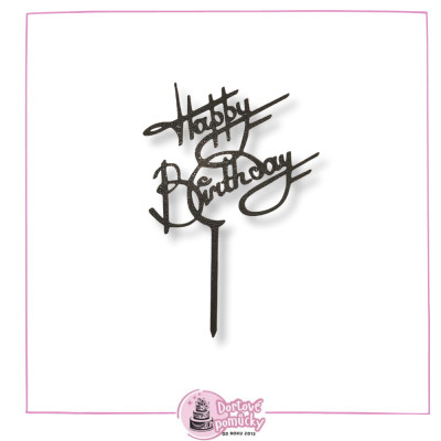 Happy Birthday 13 - dortový zápich