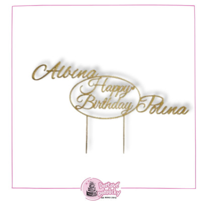 Plastový zápich na přání