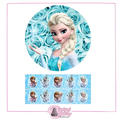 Ledové království 8 - jedlý papír 