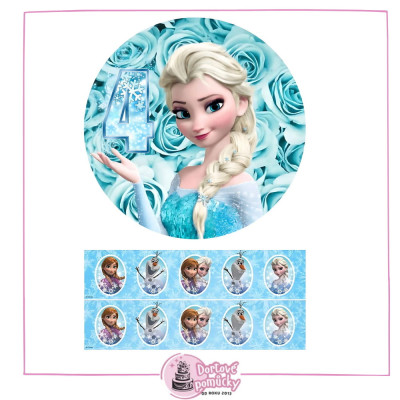 Ledové království 8 - jedlý papír 