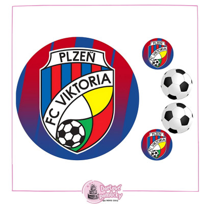 Viktoria Plzeň - jedlý papír