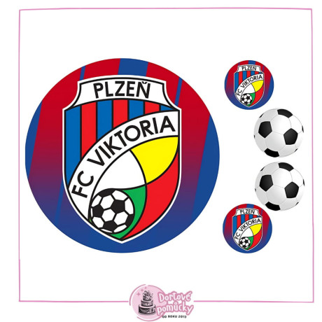 Viktoria Plzeň - jedlý papír