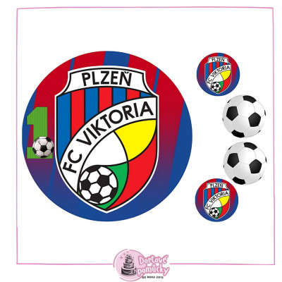 Viktoria Plzeň - jedlý papír