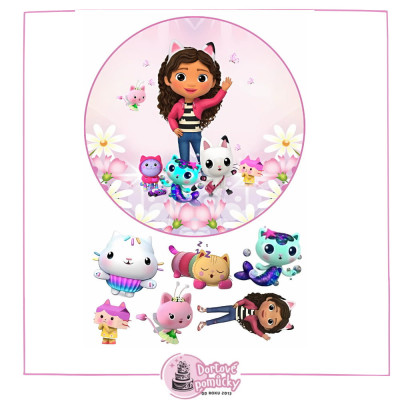 Jedlý papír Gabbi – mix obrázků A4 | Dortová dekorace