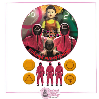 Squid game č.1 - jedlý papír 