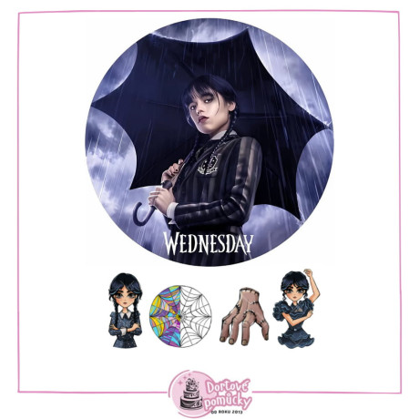 Wednesday č.8 jedlý papír