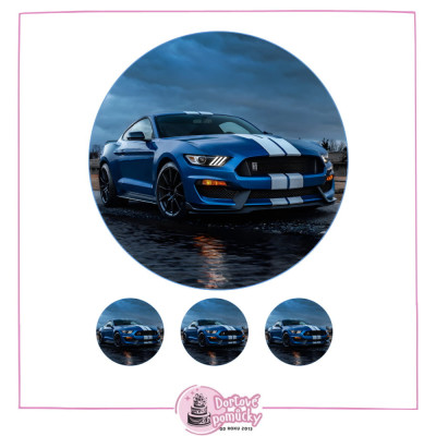 Mustang SHELBY - jedlý papír