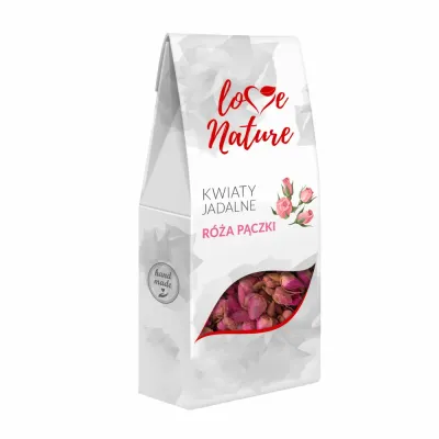 Love Nature – poupata růže | Jedlé květiny na zdobení dezertů