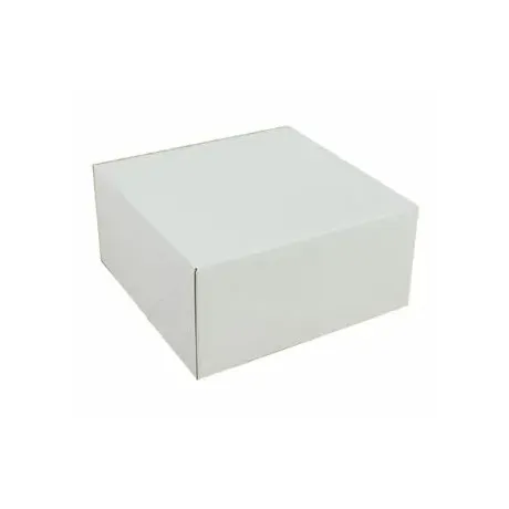 Bílá krabice na dort 28×28×12 cm | Balení 1 ks