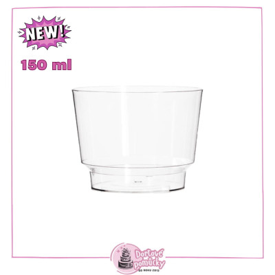 Plastový kelímek čirý kulatý 150 ml | 1 ks