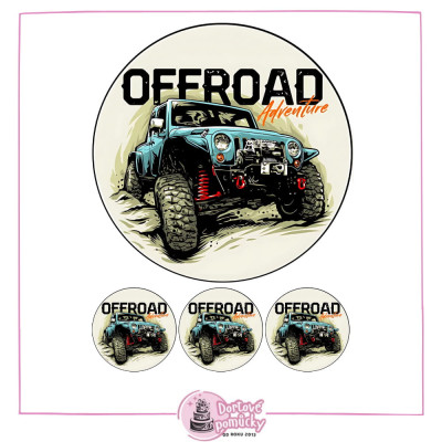 Auto Jeep č.2 - jedlý papír