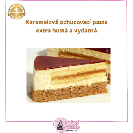 Karamelová ochucovací pasta 200 g | Intenzivní chuť pro krémy a dezerty