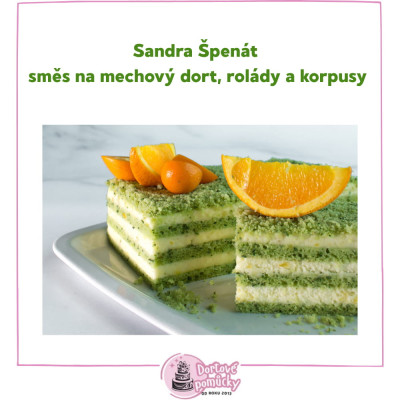 Sandra Špenát – směs na mechový dort, rolády a korpusy | IREKS