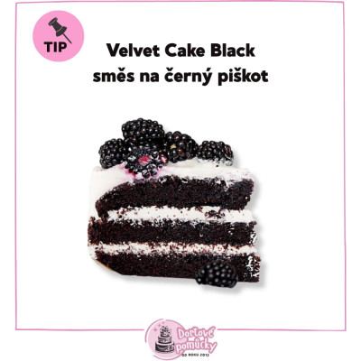 Směs na černý velvet dort – Velvet Cake Black 1 kg | Martin Braun