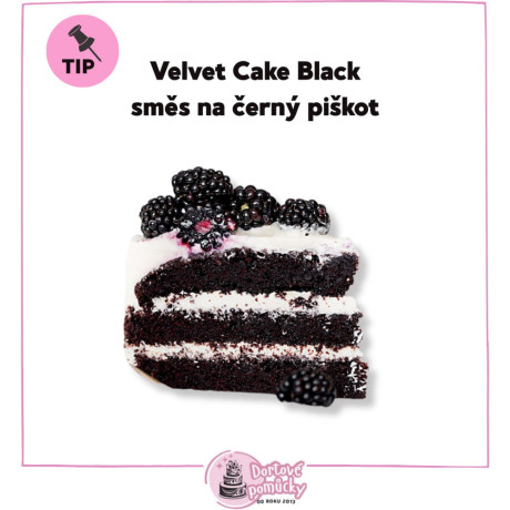 Směs na černý velvet dort – Velvet Cake Black 1 kg | Martin Braun