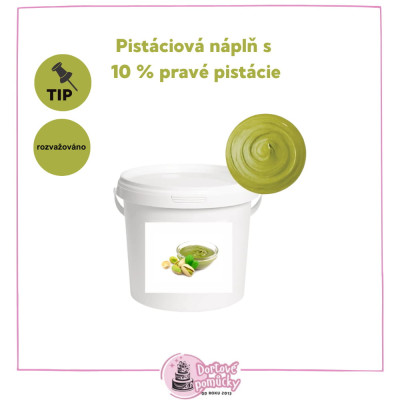 Pistáciová náplň 10 % – Orkla | Profesionální krémová náplň pro cukráře