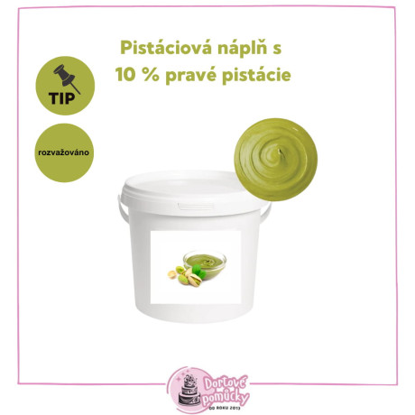 Pistáciová náplň 10 % – Orkla | Profesionální krémová náplň pro cukráře