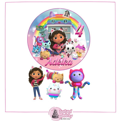 Jedlý papír Gabbi – mix obrázků A4 | Dortová dekorace